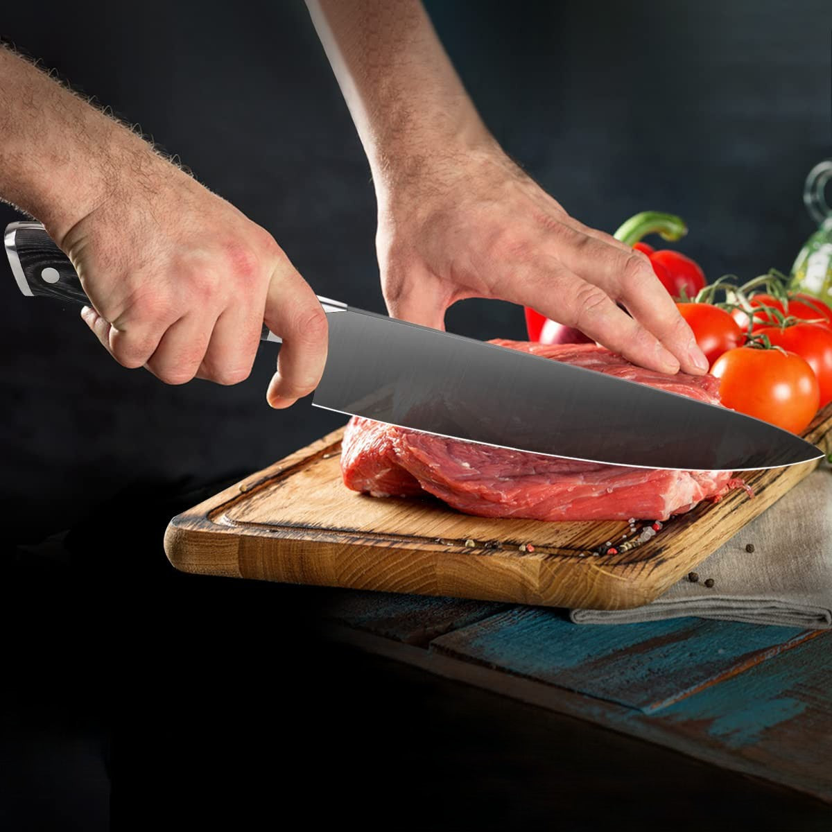 couteau de cuisine professionnel chef Mosfiata