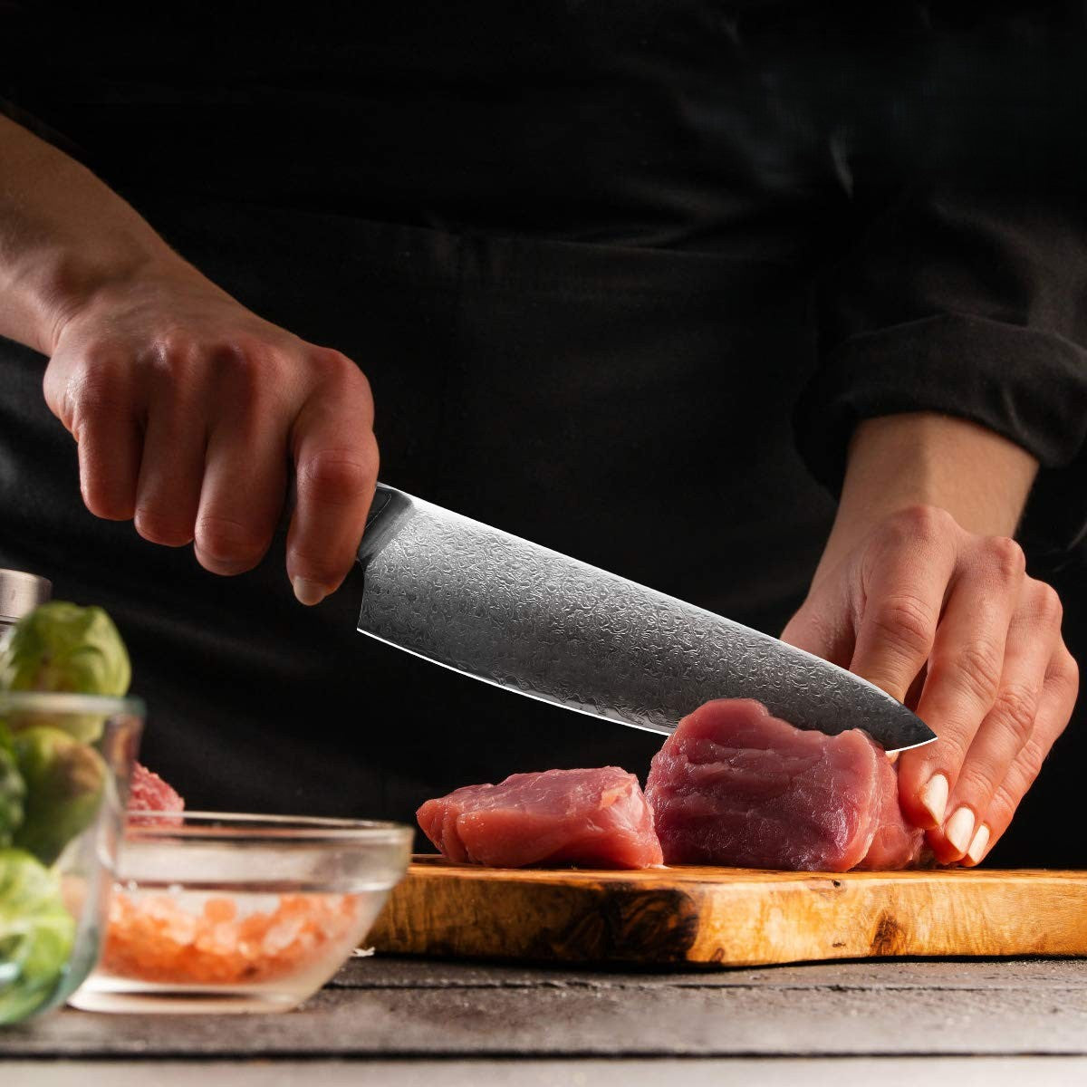 couteau de cuisine professionnel chef Mosfiata