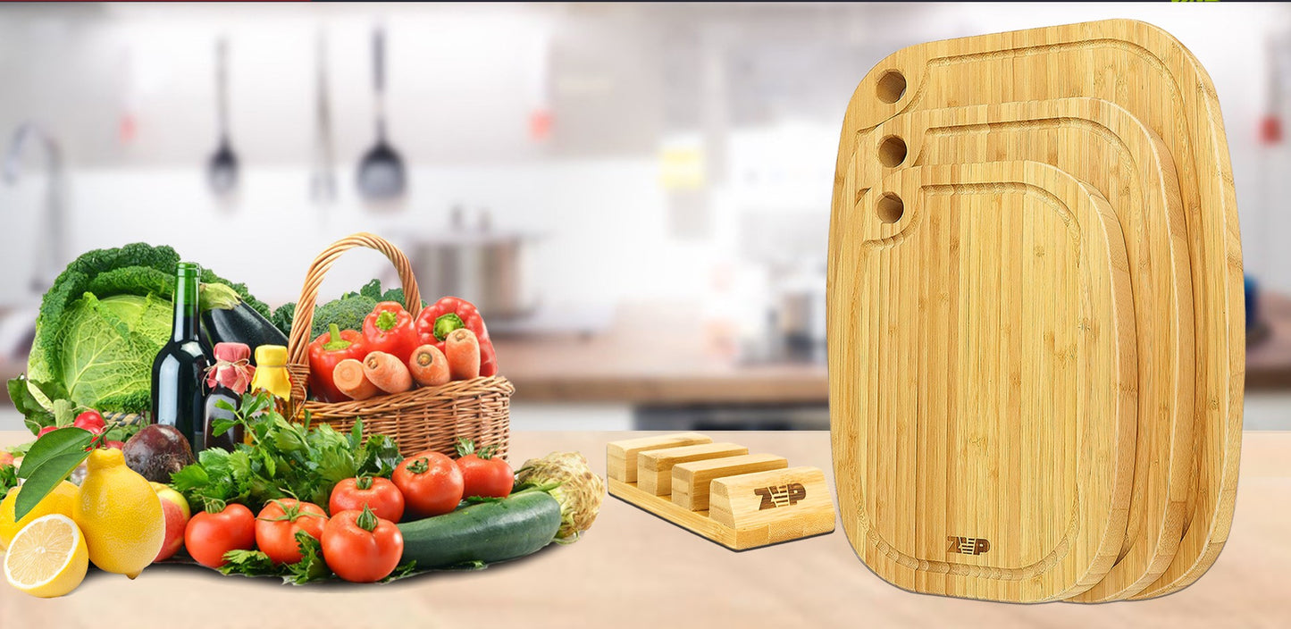planche à découper bois de bambou Zvp