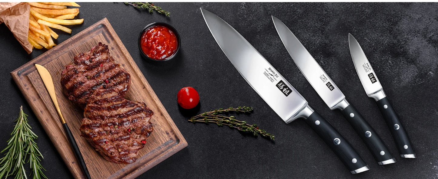 set de couteau de cuisine Shanzu 3 pieces