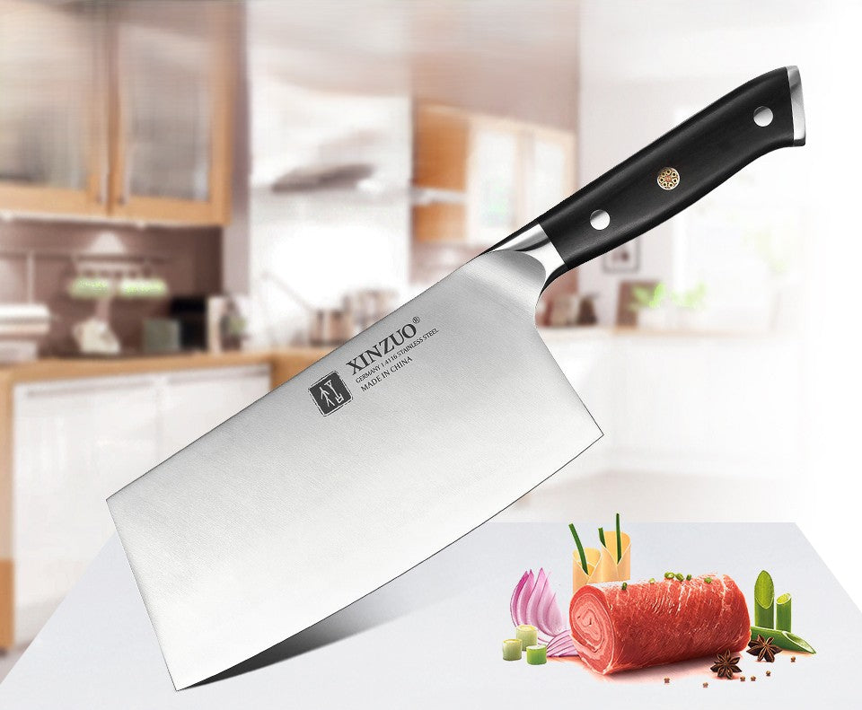 couteau de cuisine professionnel couperet Xinzuo