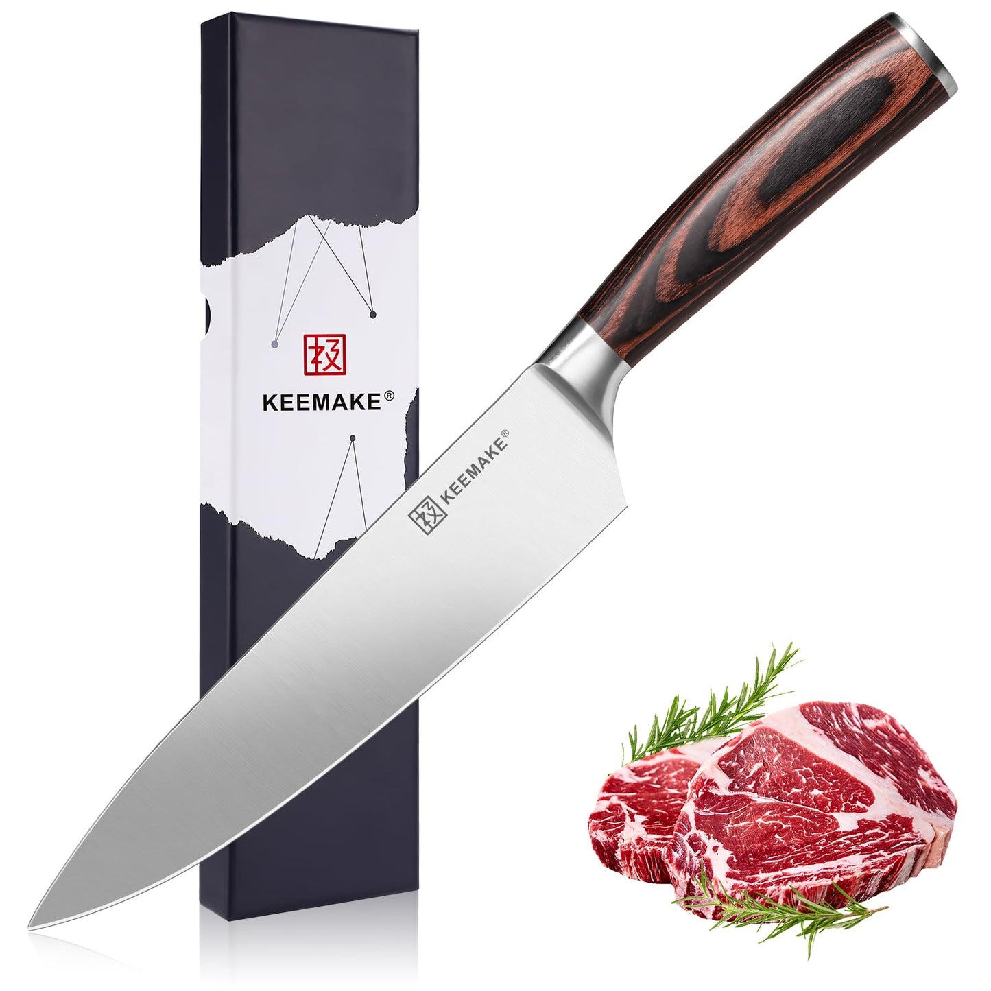 couteau de chef japonais keemake - Duocuisine