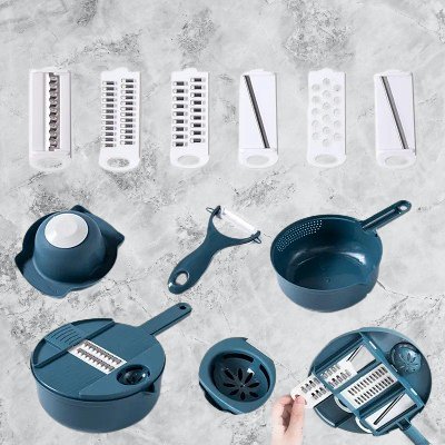 CutShredGrater™ - Bleu - Duocuisine