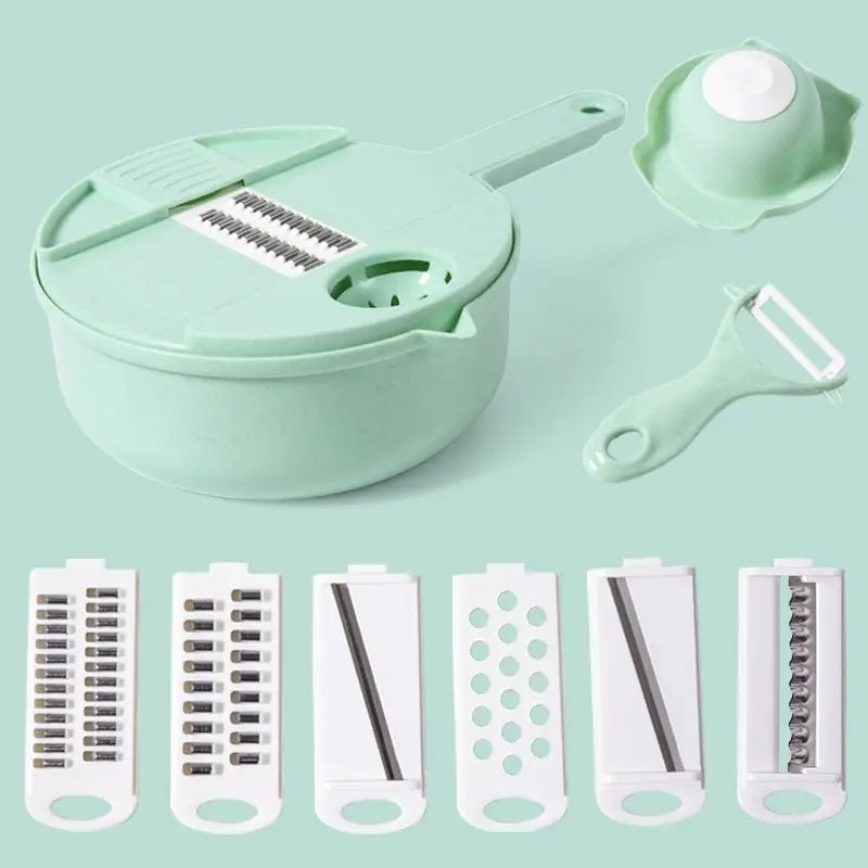 CutShredGrater™ - Vert - Duocuisine