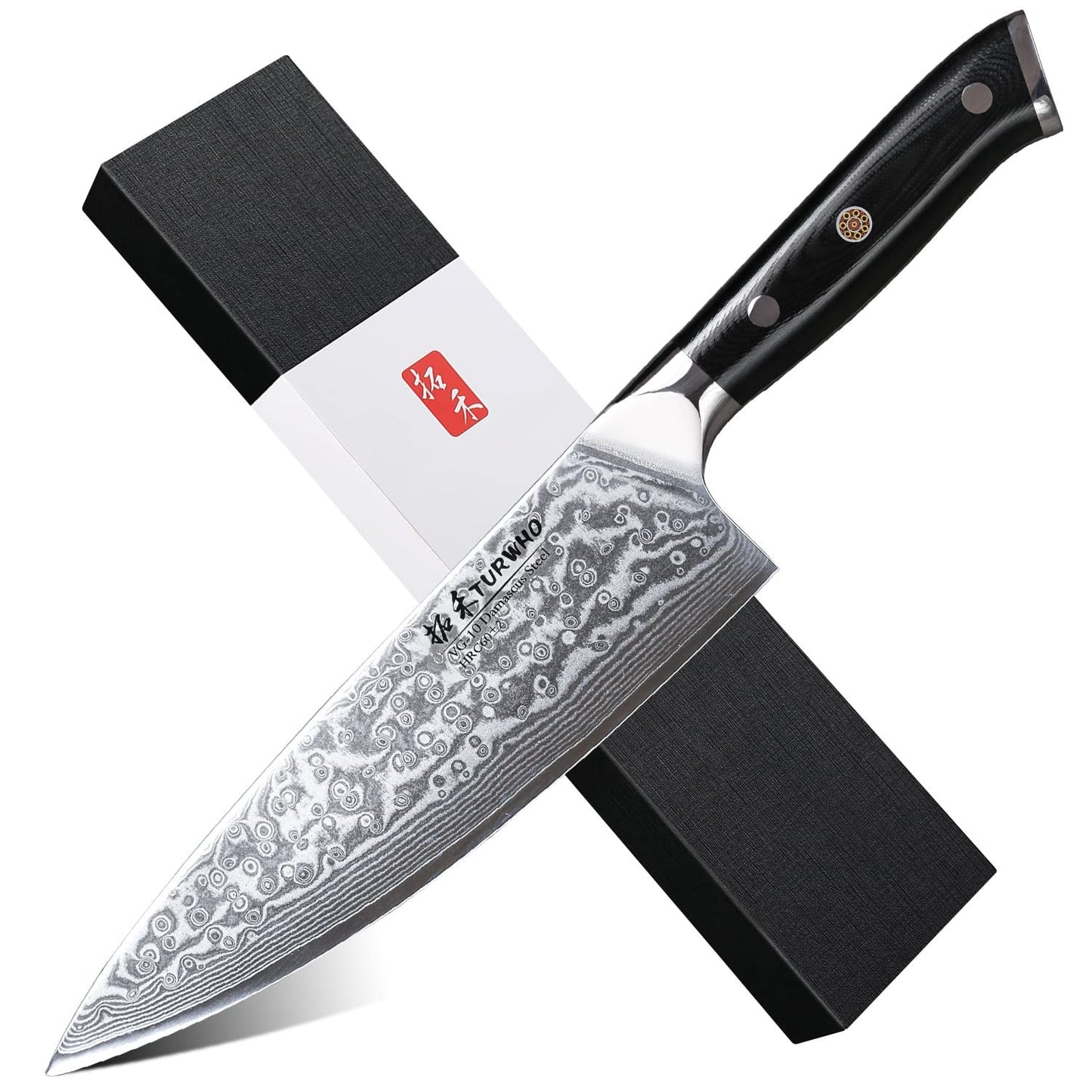 couteau japonais de chef Turwho