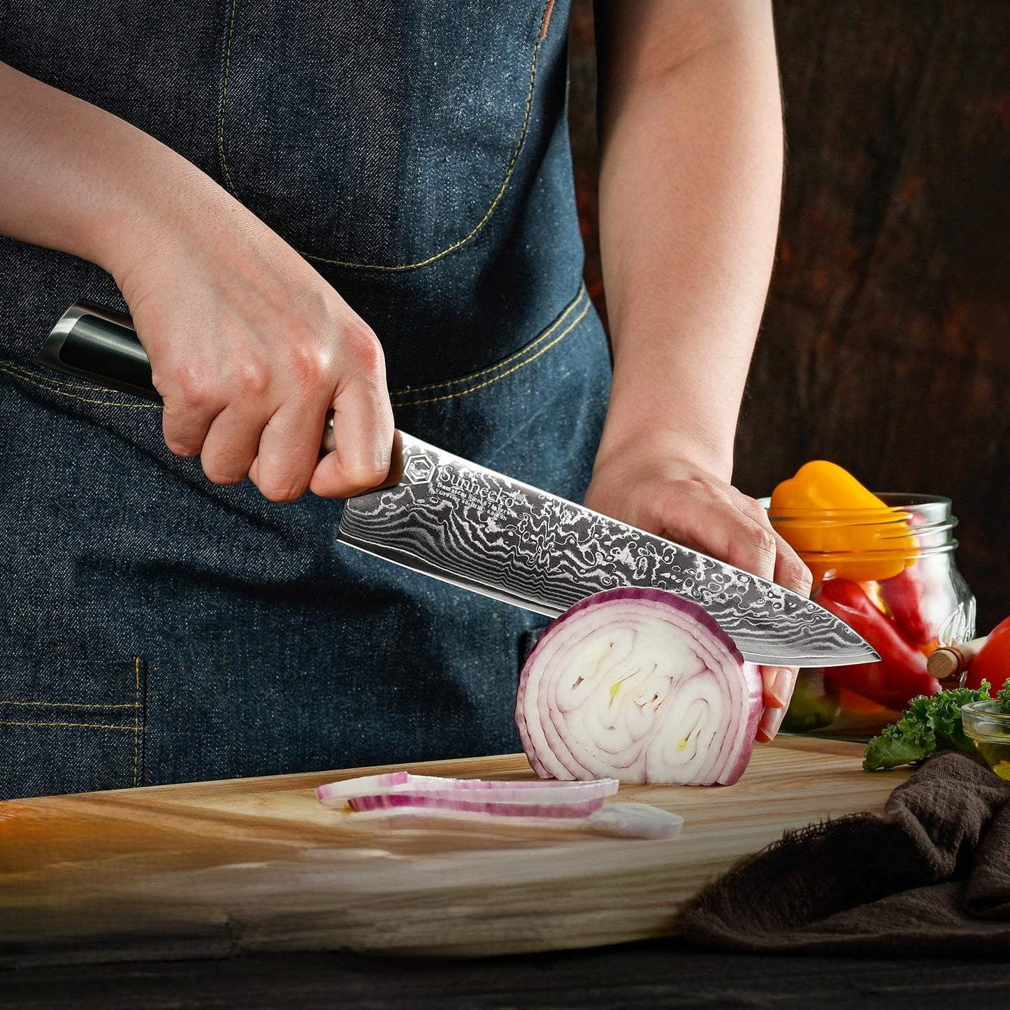 couteau japonais chef Sunnecko