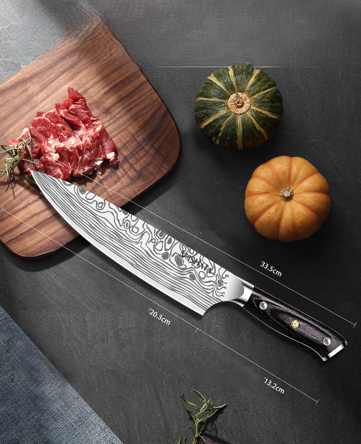 couteau de cuisine professionnel chef Mosfiata