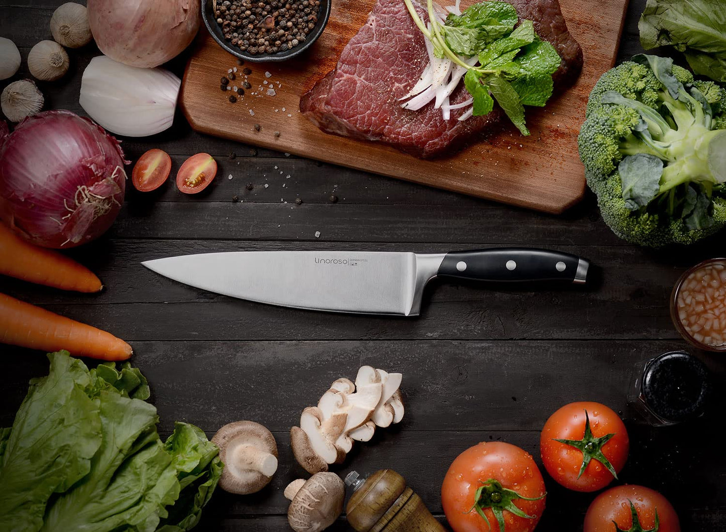 couteau de cuisine professionnel Linoroso