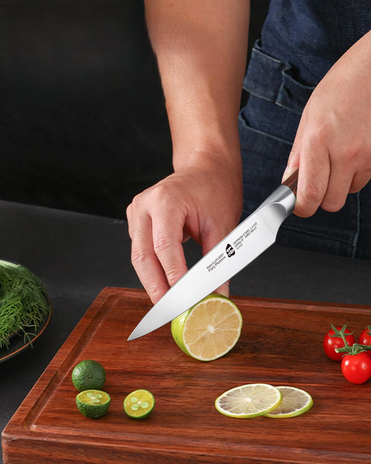 couteau de cuisine professionnel d'office Tuo