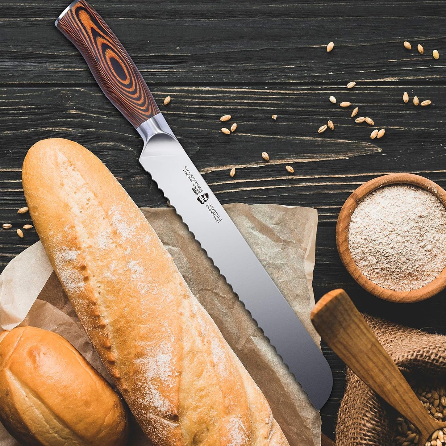 set de couteaux de cuisine Tuo  8 pieces
