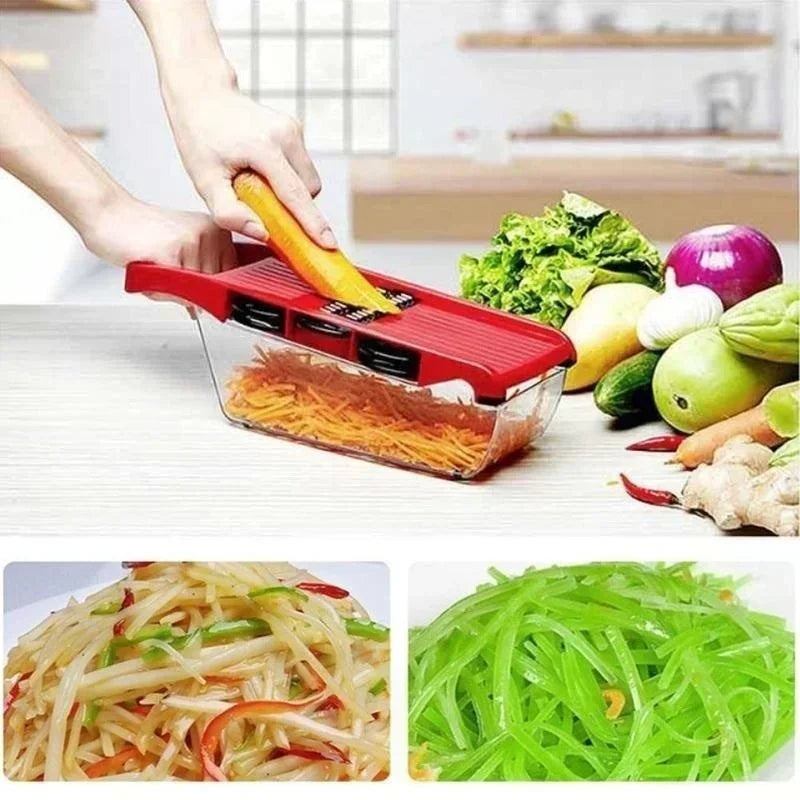 Trancheuse à légumes Multifonction | 6 lames sécurisées