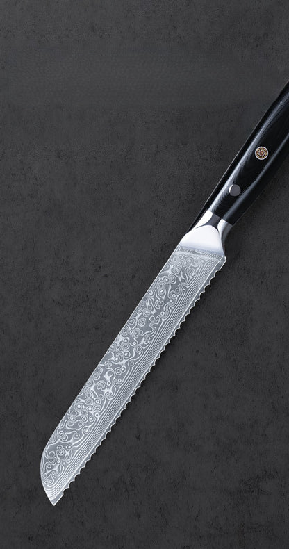Couteau à pain | Damassé
