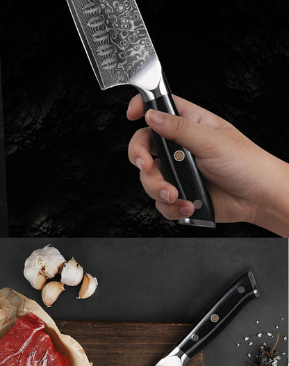 Couteau de cuisine Santoku | Damas 67 couches