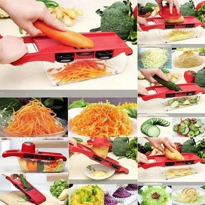 Trancheuse à légumes Multifonction | 6 lames sécurisées