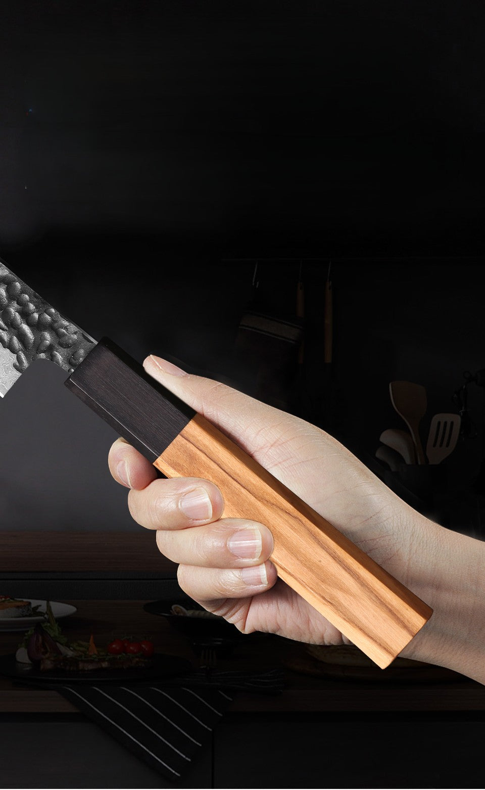 Couteau Bunka | Acier Damassé 67 Couches