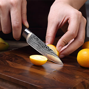 Couteau d'office professionnel Paudin | Lame 8 cm acier allemand - Duocuisine