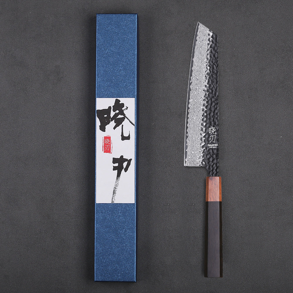 Couteau de chef japonais Kiritsuke | Acier Damassé 67