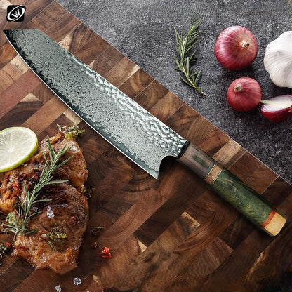 Couteau de chef 20 cm | Acier damassé VG10