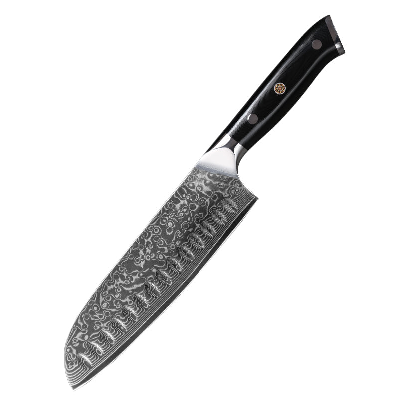 Couteau de cuisine Santoku | Damas 67 couches