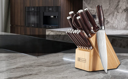 set de couteaux de cuisine Paudin 14 pièces