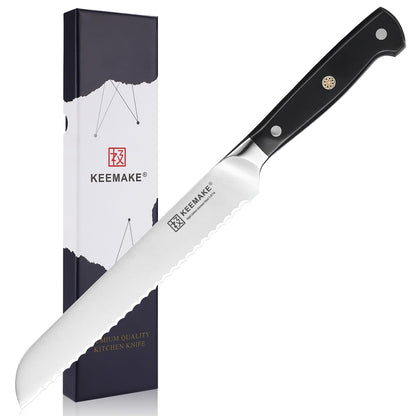 couteau de cuisine professionnel a pain keemake