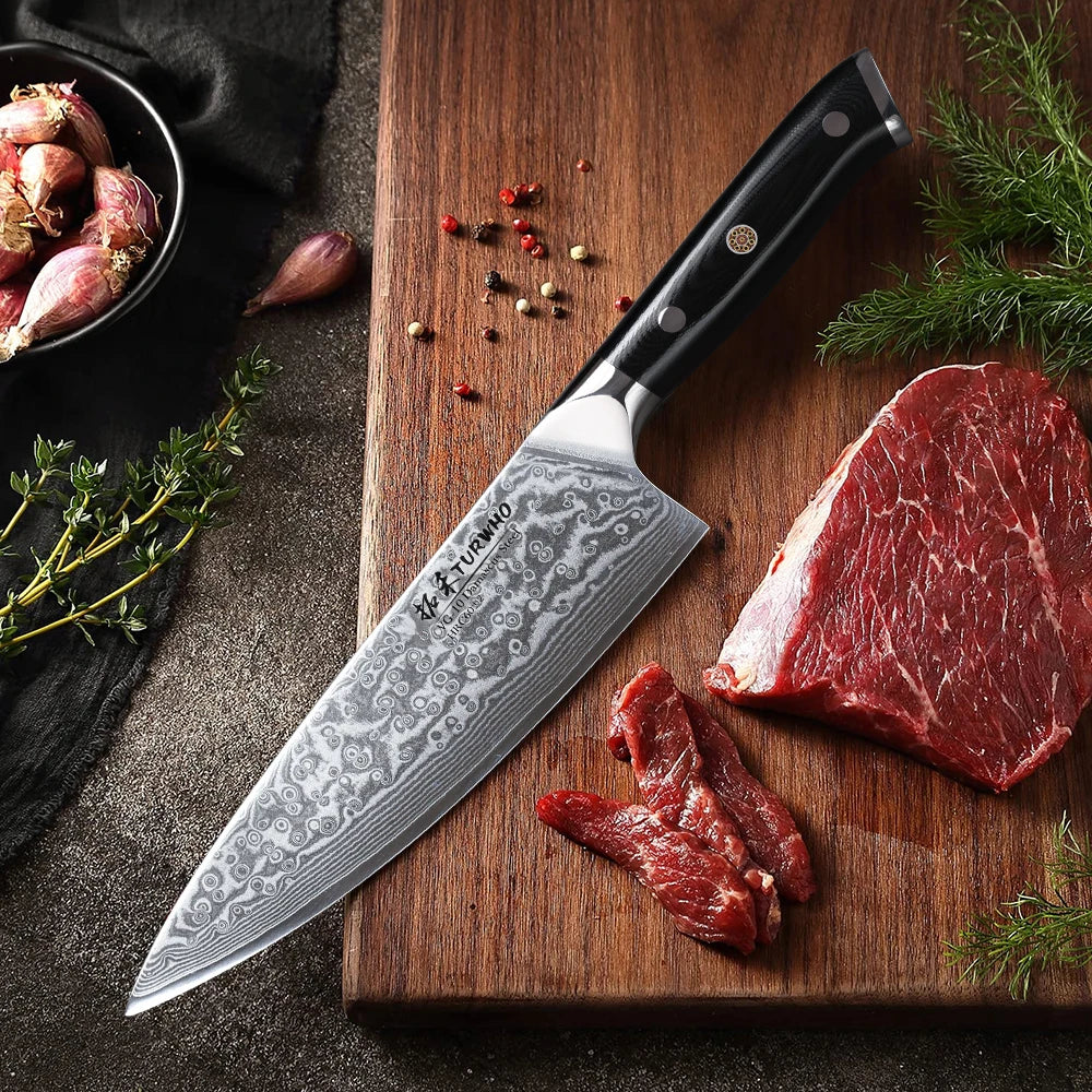 couteau japonais de chef Turwho