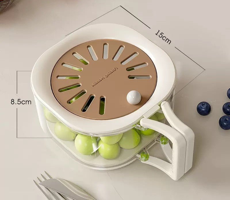 Boîte de conservation ventilée | Fruits & légumes frais plus longtemps - Duocuisine