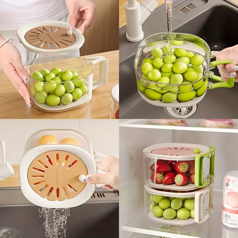Boîte de conservation ventilée | Fruits & légumes frais plus longtemps - Duocuisine