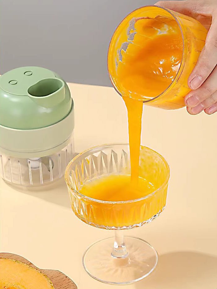 Coupe-Légumes Électrique 4-en-1 Rechargeable - Duocuisine