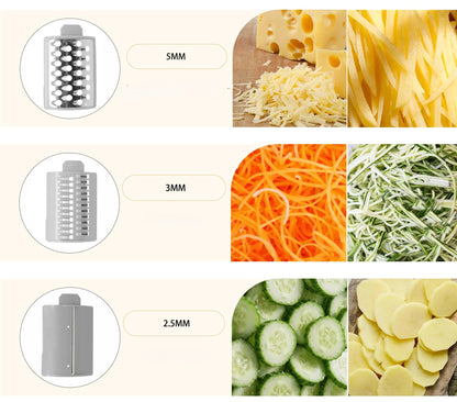 Coupe-légumes électrique multifonction | 3 lames inox | Duocuisine - Duocuisine