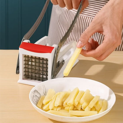 Coupe-Légumes Frites Inox | Lames Interchangeables - Duocuisine