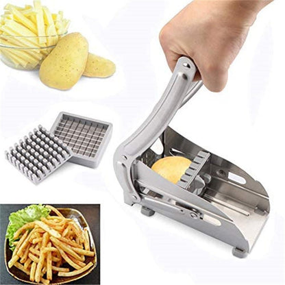 Coupe-Légumes Frites Silver | Inox Antidérapant - Duocuisine