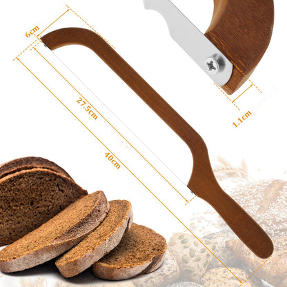 Coupe Pain Ergonomique – Lame Dentelée pour Tranches Parfaites - Duocuisine