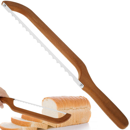 Coupe Pain Ergonomique – Lame Dentelée pour Tranches Parfaites - Duocuisine