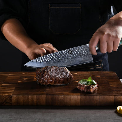 Couteau de Cuisine Chef Wildmok | Manche Ergonomique - Duocuisine