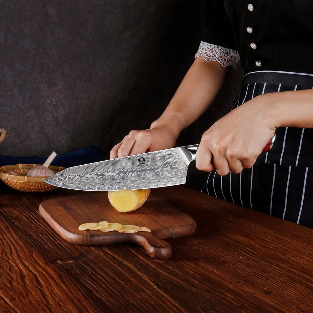 Couteau de Cuisine Chef Wildmok | Manche Ergonomique - Duocuisine