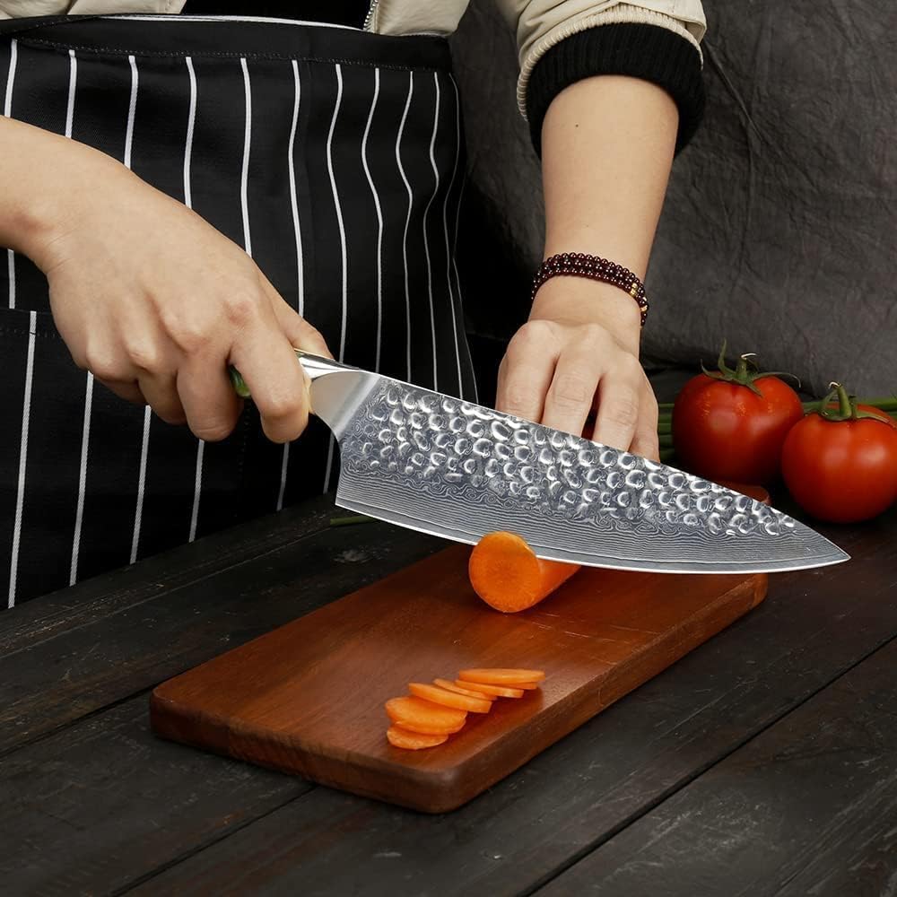 Couteau de Cuisine Chef Wildmok | Manche Ergonomique - Duocuisine