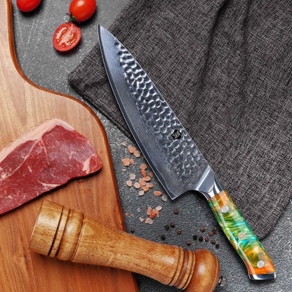 Couteau de Cuisine Chef Wildmok | Manche Ergonomique - Duocuisine