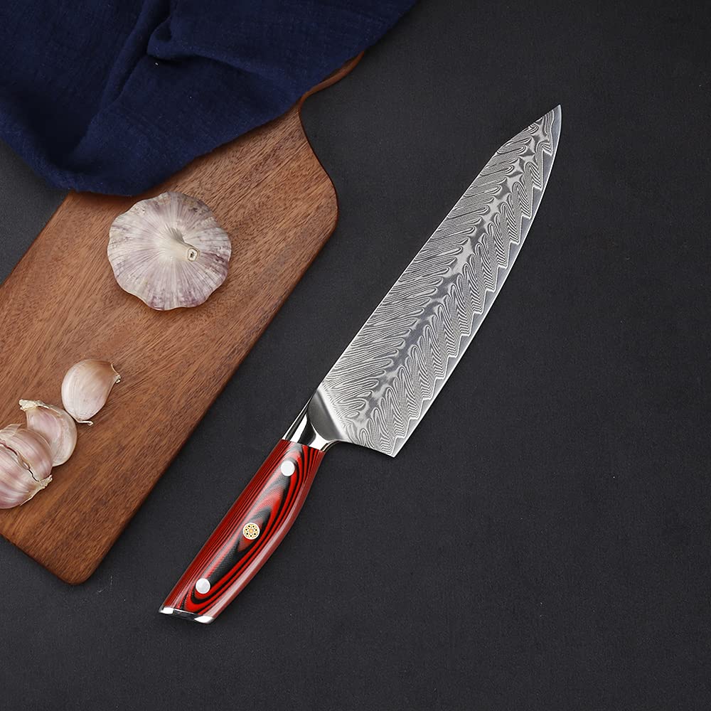 Couteau de Cuisine Chef Wildmok | Manche Ergonomique - Duocuisine