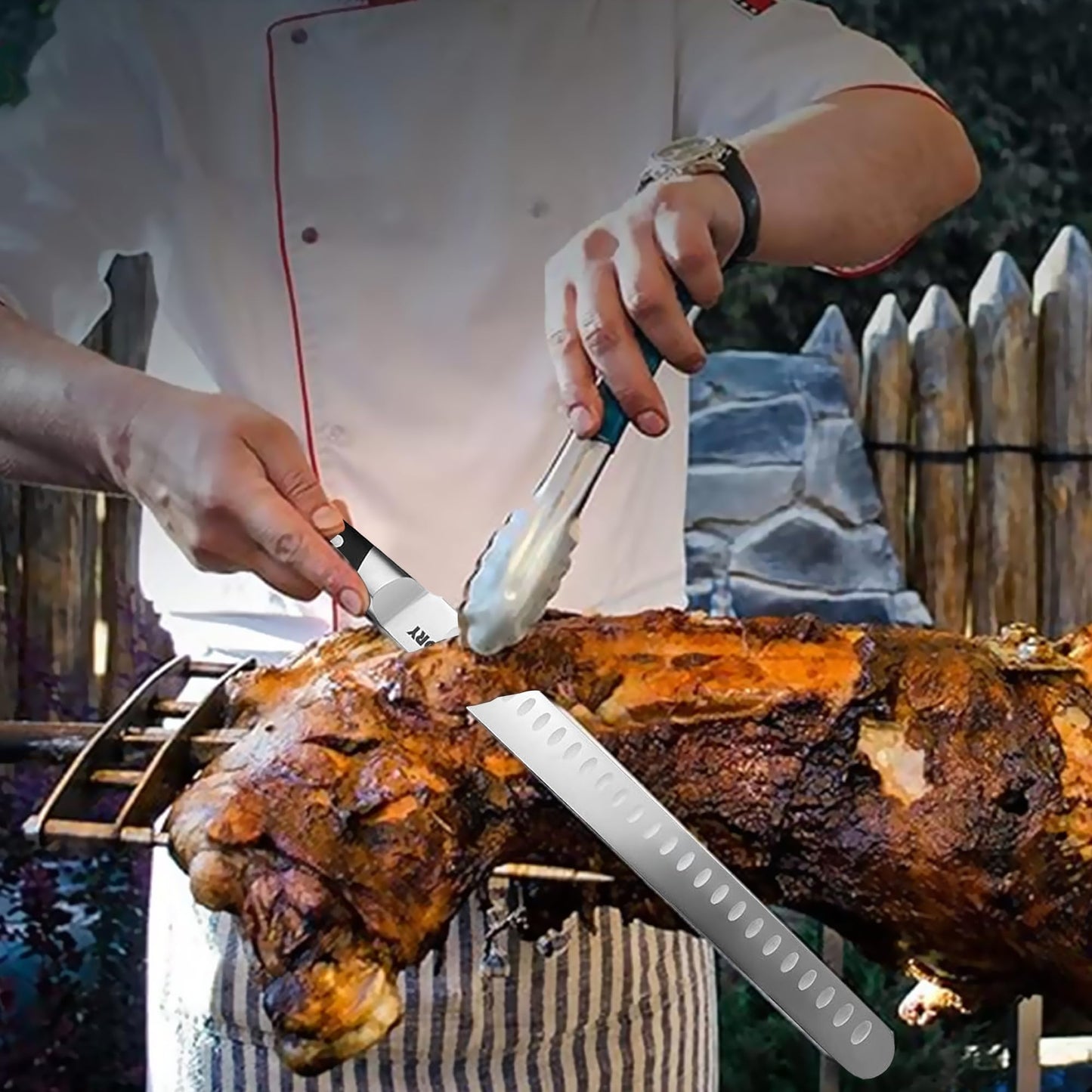 Couteau à Pain Kitory | Lame Acier Allemand – Série Metadrop - Duocuisine