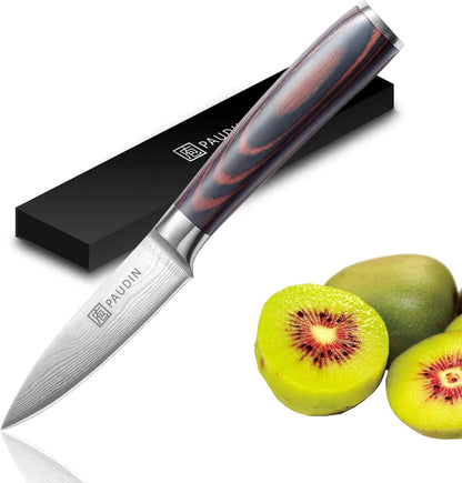 Couteau d'office professionnel Paudin | Lame 8 cm acier allemand - Duocuisine