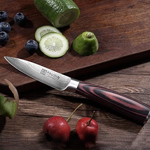 Couteau d'office professionnel Paudin | Lame 8 cm acier allemand - Duocuisine