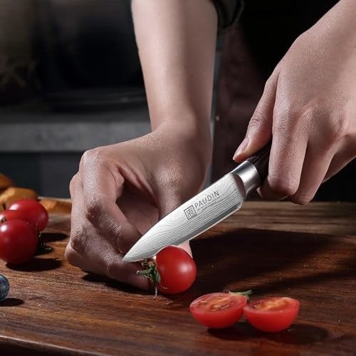 Couteau d'office professionnel Paudin | Lame 8 cm acier allemand - Duocuisine