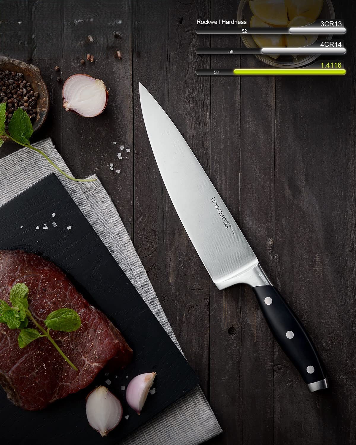 couteau de cuisine professionnel Linoroso - Duocuisine
