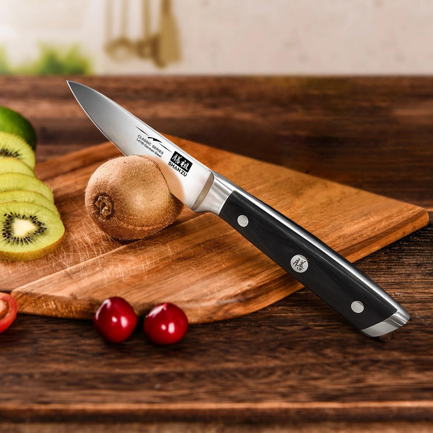 Couteau d'Office Shan Zu | Lame 9 cm Inox Allemand - Duocuisine