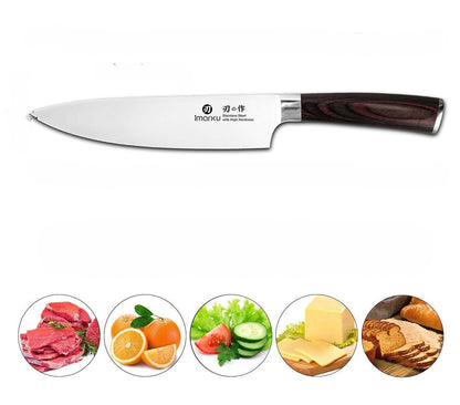 Couteau chef Imarku – présentation sur fond neutre, design épuré