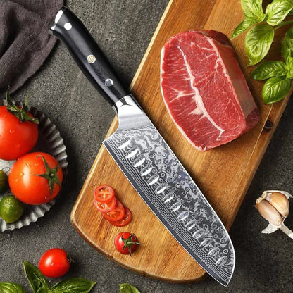 Couteau Japonais Santoku Sunnecko - Duocuisine
