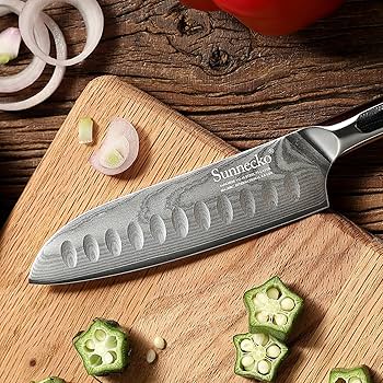 Couteau Japonais Santoku Sunnecko - Duocuisine