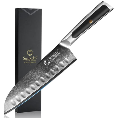Couteau Japonais Santoku Sunnecko - Duocuisine