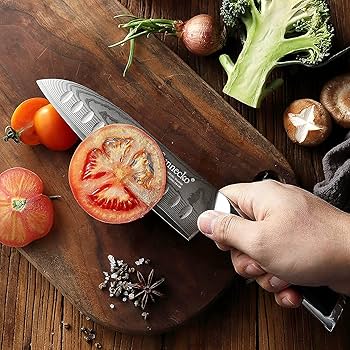 Couteau Japonais Santoku Sunnecko - Duocuisine